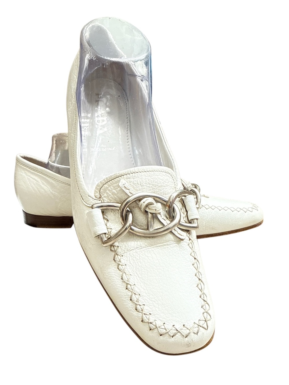 VINTAGE PRADA VERO CUOIO LOAFERS